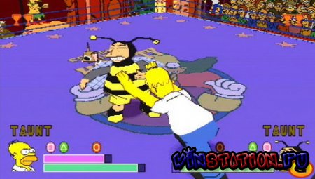   The Simpsons Wrestling
