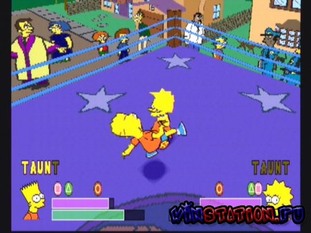  The Simpsons Wrestling