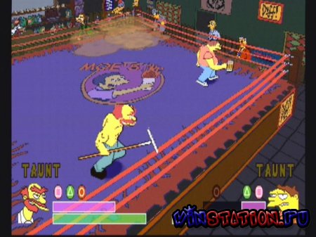 The Simpsons Wrestling 