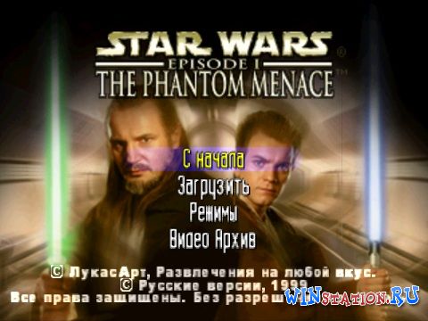  Star Wars Episode I: The Phantom Menace (PS1/RUS)