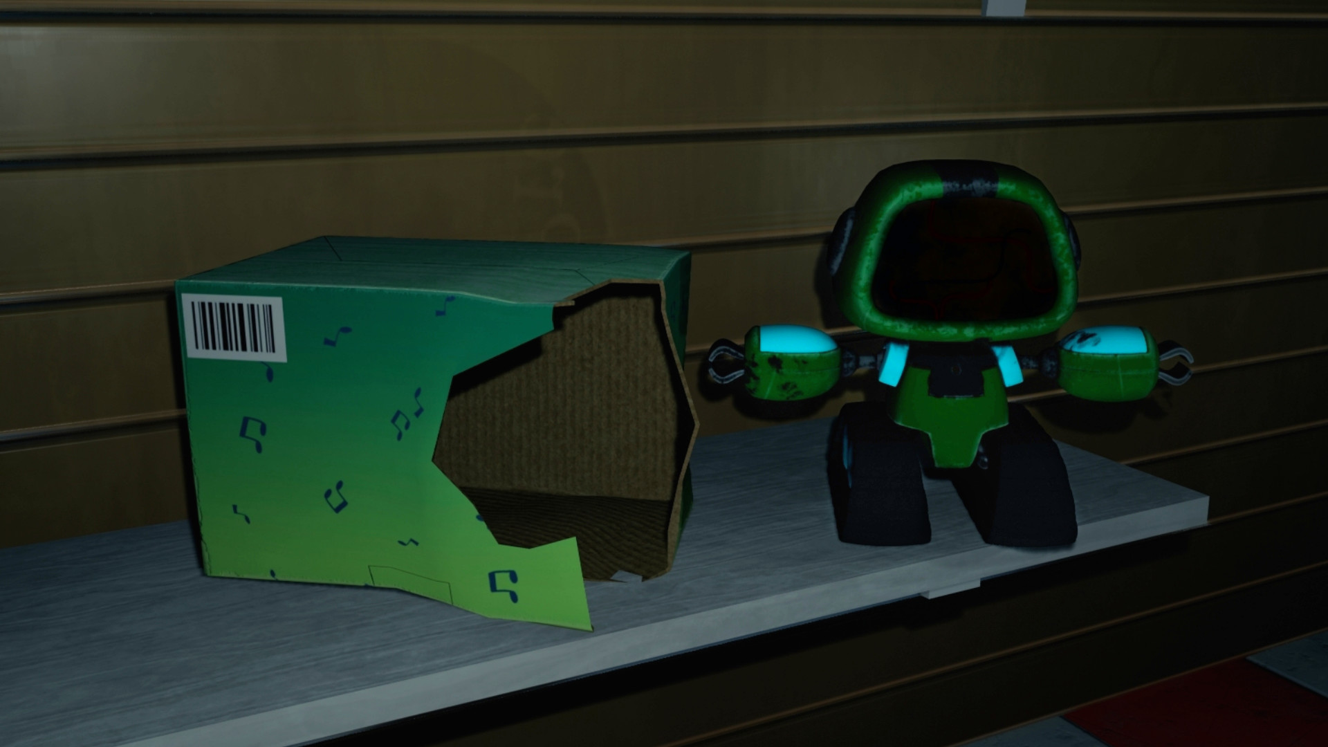 Игра зеленый робот