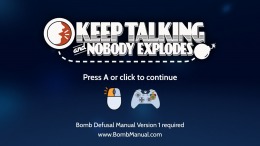   Keep Talking and Nobody Explodes