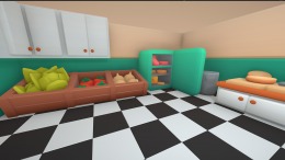 Burgie's cozy kitchen  