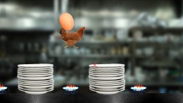   egg is broken. heart is too