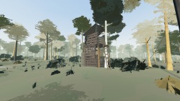   huts