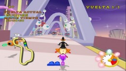 Скриншот игры Looney Tunes - Space Race