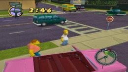 The Simpsons - Hit & Run для PlayStation 2