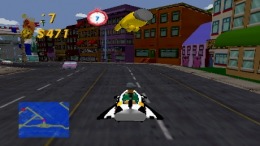 Скриншот игры The Simpsons - Road Rage