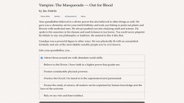   Vampire: The Masquerade  Out for Blood