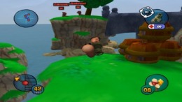 Скриншот игры Worms 3D