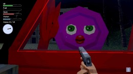 Dad left me in the car 