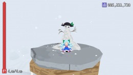 Cirno! Lifts a Boulder �����