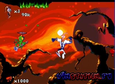 Скриншот Earthworm Jim 2 для Sega Mega Drive/Genesis